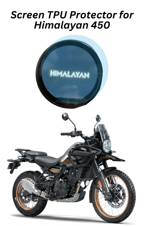 Screen Protector Compatible with Himalayan 450 | TPU(Thermoplastic Polyurethane), Pack Of 1